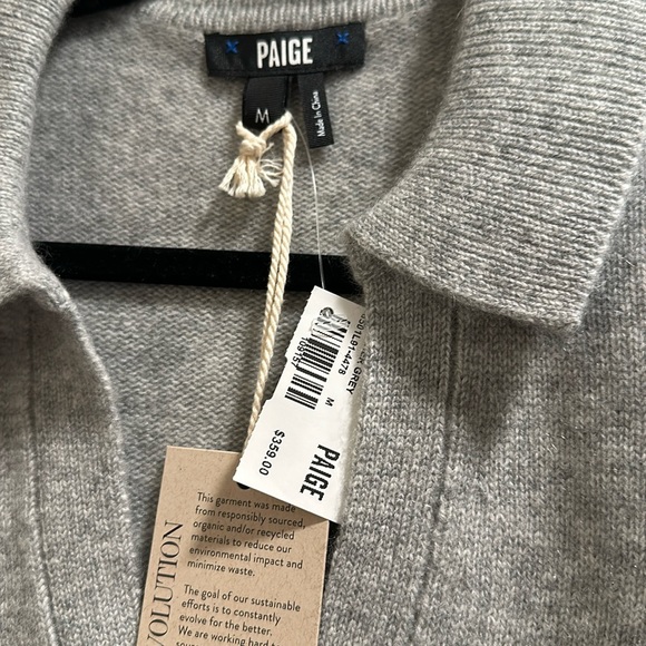 Paige Maxie Sweater - Heather Grey Cashmere - Picture 15 of 16